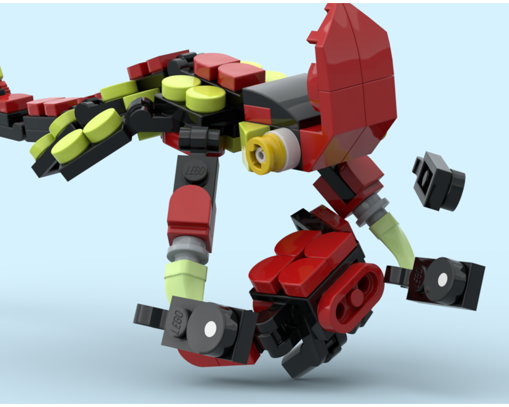 LEGO MOC-221877 Gas Ripper Leviathan - (Fan made Subnautica Creature ...