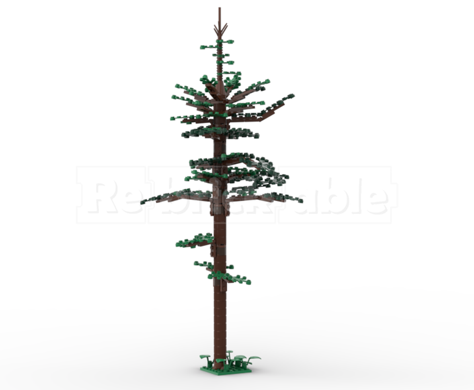 LEGO MOC Pine Forest Tree by King Arthur | Rebrickable - Build with LEGO