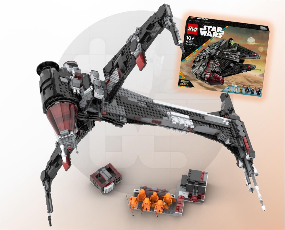 Alternate Build Lego Resistance B Wing LEGO MOC 75389 UCS Dark B