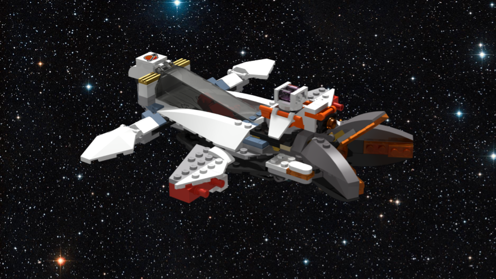 LEGO MOC-221946 Laser-Nosed Fighter by chinzilla | Rebrickable - Build ...