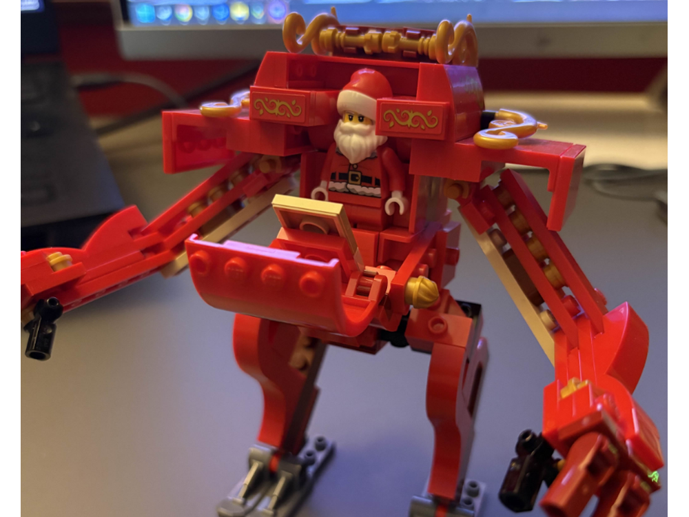 LEGO MOC-222261 Santa's Sleigh Mech by eric_nunya | Rebrickable - Build ...