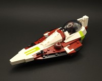 LEGO MOC-222332 Obi Wan's Delta 7 Starfighter - Minifig Scale by