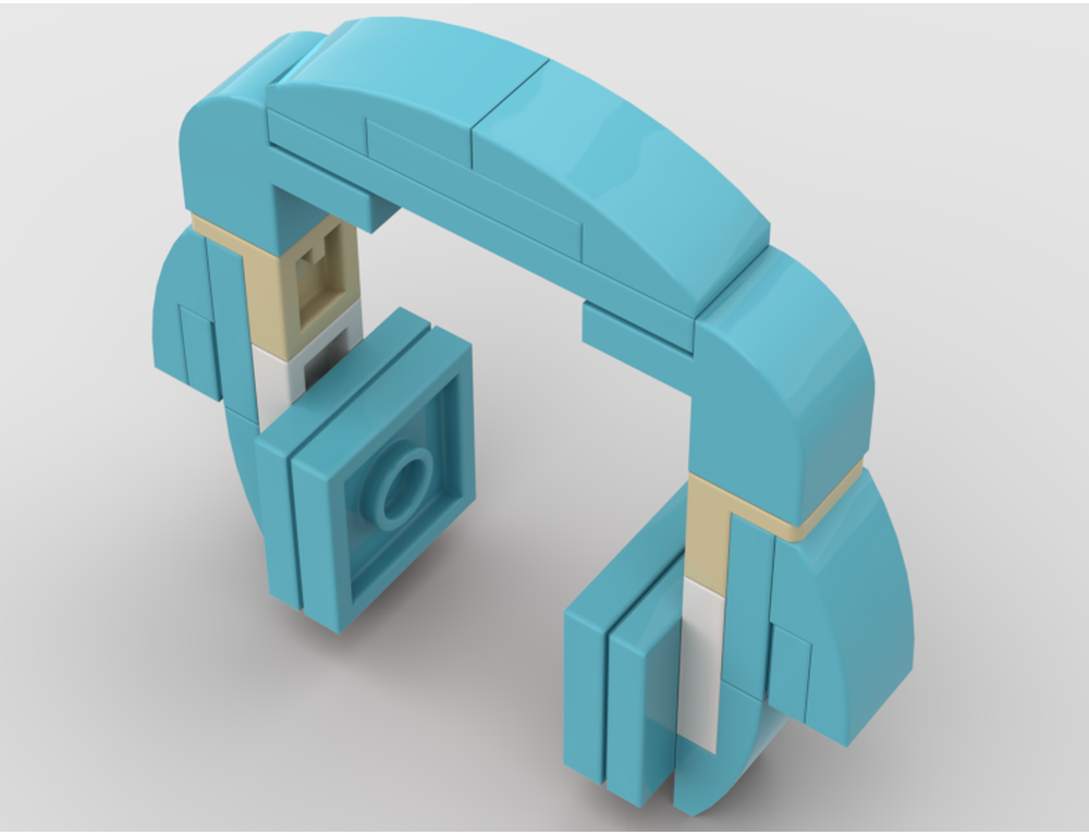 LEGO MOC 31128 Headphones by Rovel | Rebrickable - Build with LEGO