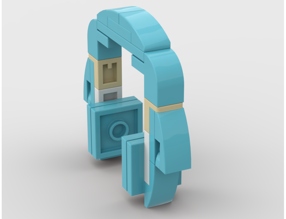 LEGO MOC 31128 Headphones by Rovel | Rebrickable - Build with LEGO