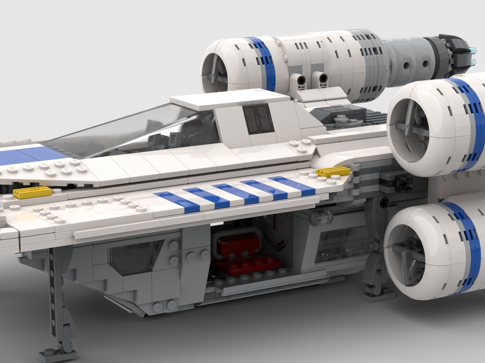 LEGO MOC U WING MINIFIG SCALE MOC 75155 by DETAIL BRICKS | Rebrickable ...