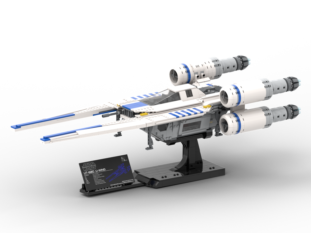 LEGO MOC-222467 U WING UT-60D MINIFIG SCALE MOC 75155 by DETAIL BRICKS ...