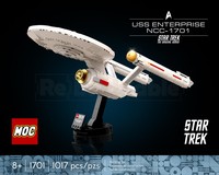 LEGO MOC USS Enterprise (NCC-1701) Consititution Class Midi Scale