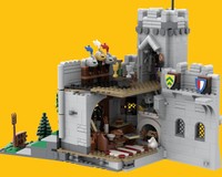 MOC Fortified Lighthouse 3398 Pièces - Set Complet Compatible Lego - Château Alternatif