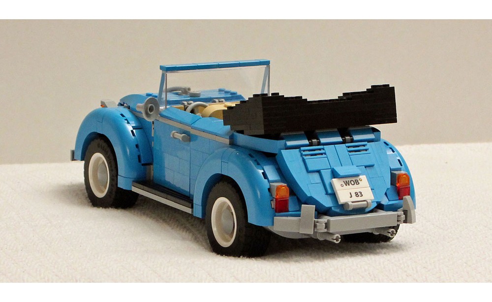 LEGO MOC VW Beetle Cabrio by fgee | Rebrickable - Build with LEGO