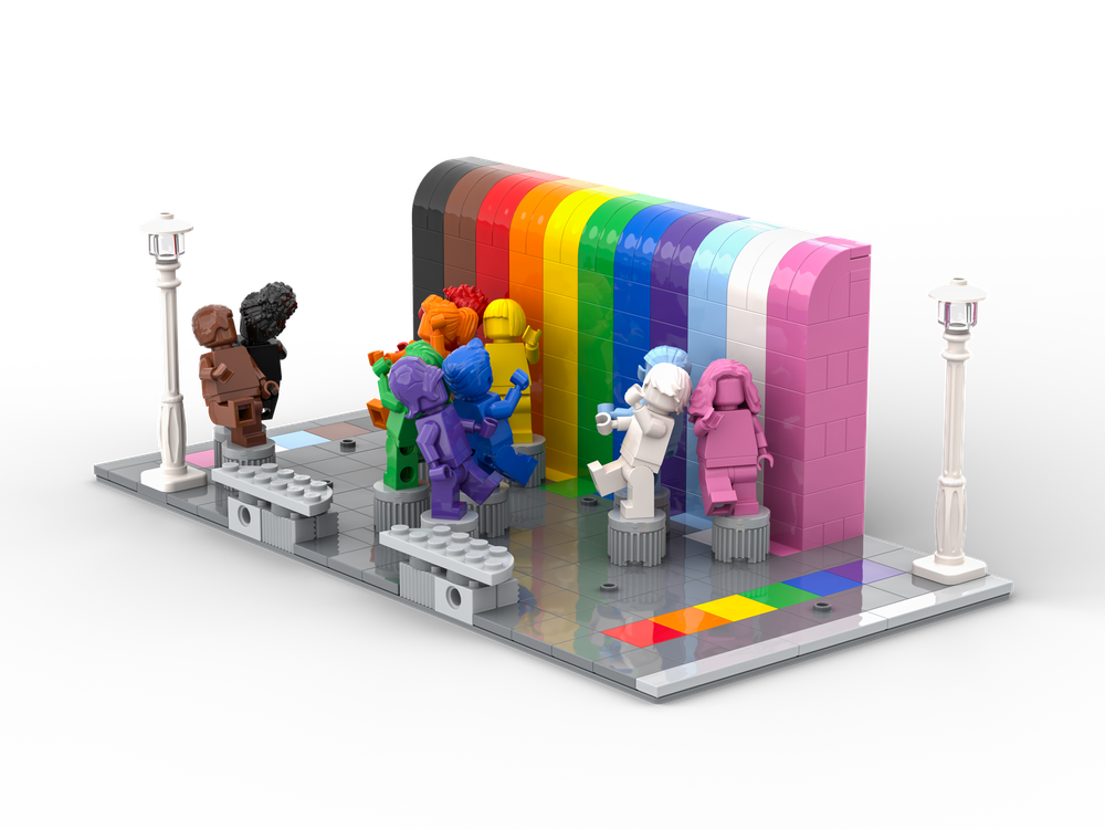 LEGO MOC Pride Sculpture Park by digitalbrickbuilding | Rebrickable ...