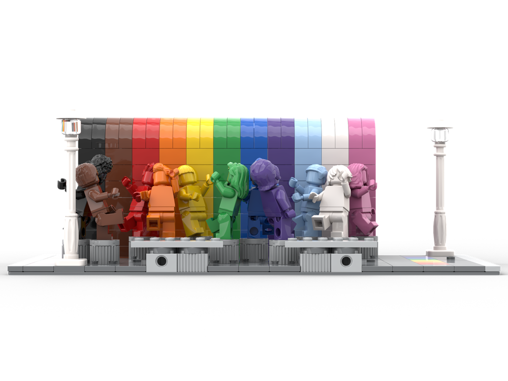 LEGO MOC Pride Sculpture Park by digitalbrickbuilding | Rebrickable ...