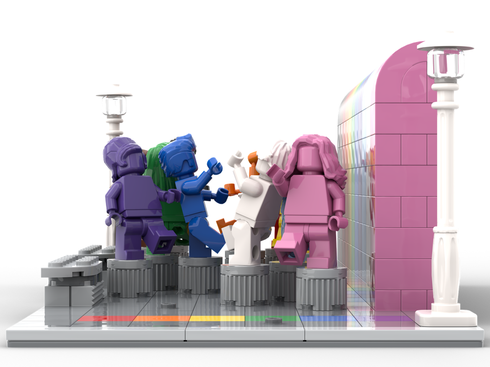 LEGO MOC Pride Sculpture Park by digitalbrickbuilding | Rebrickable ...