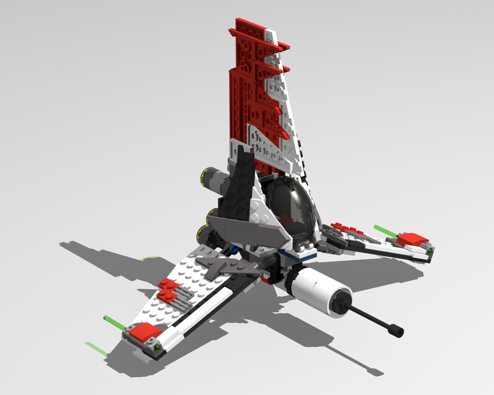 LEGO MOC-222619 Bob's T-16 Skyhopper by chinzilla | Rebrickable - Build ...