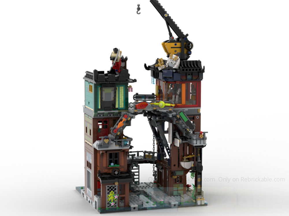 LEGO MOC Ninjago City (Re)Work(ed)shops by BardicBricks