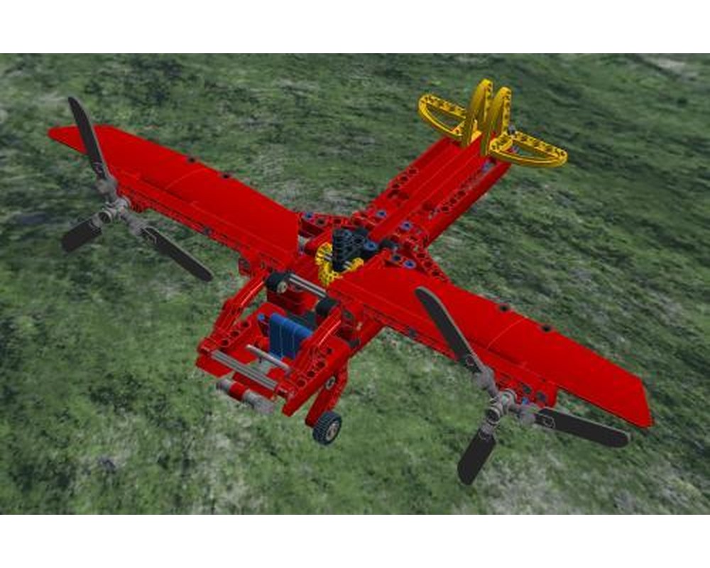 lego micro airplane
