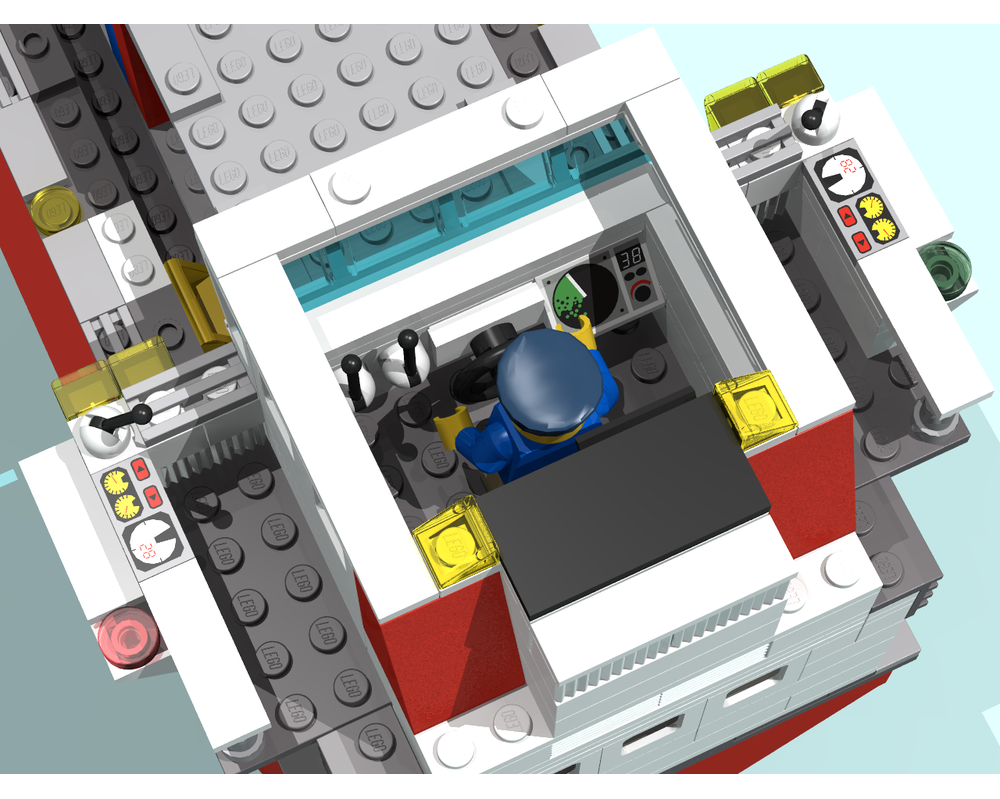 LEGO MOC Container Ship by NottaCadmonkey | Rebrickable - Build with LEGO