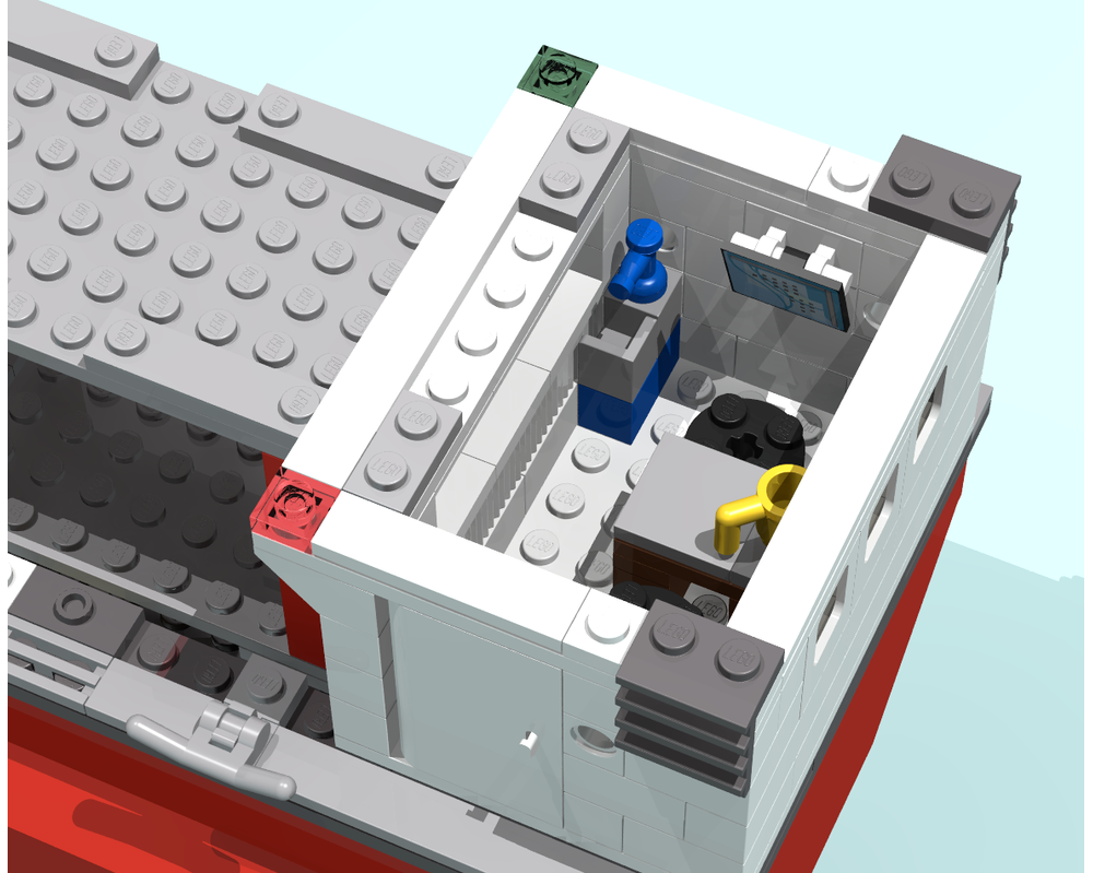 LEGO MOC-222725 Container Ship by NottaCadmonkey | Rebrickable - Build ...