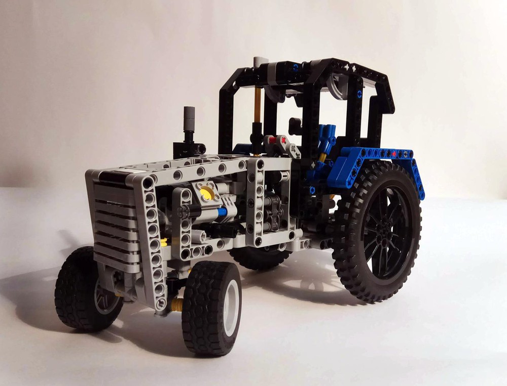 LEGO MOC C model: Tractor by MK | Rebrickable - with LEGO