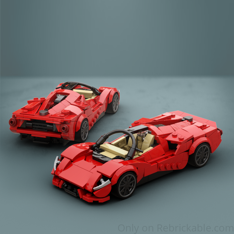 LEGO MOC-222803 DeTomaso p72 by Mmmanybricks | Rebrickable - Build