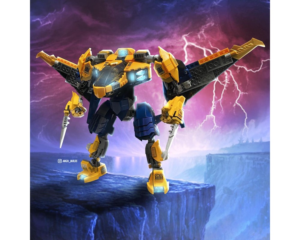 LEGO MOC-222840 Arin's Jet Mech by AinzaBuilds | Rebrickable - Build ...