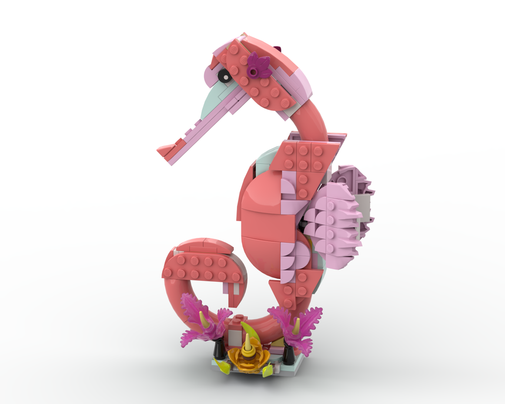 LEGO MOC 31170 Seahorse by Nequmodiva | Rebrickable - Build with LEGO