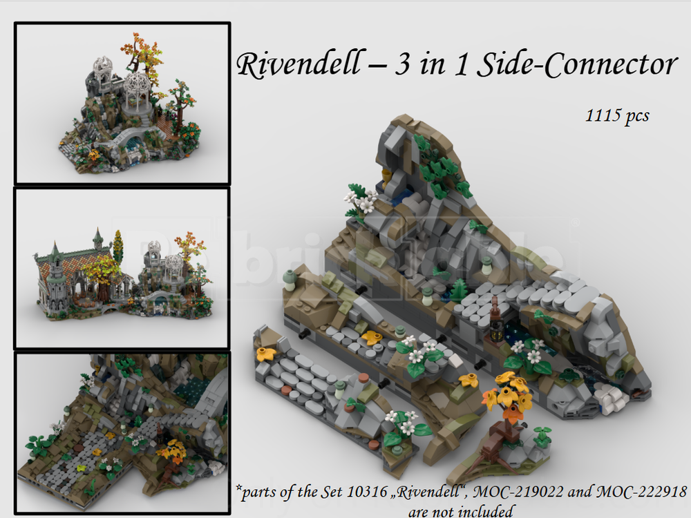 LEGO MOC-222926 Rivendell - 3 in 1 Side-Connector by Icarus_Brickdesign ...