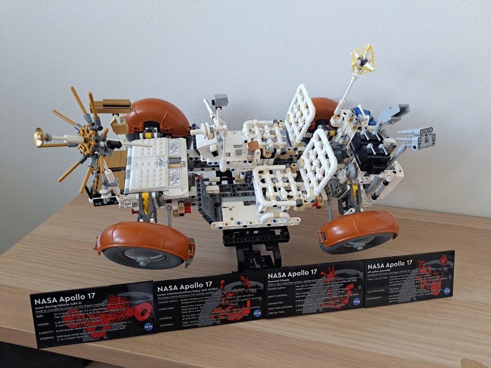 LEGO MOC-222998 Alternative display for 42182 NASA Apollo Lunar Roving ...