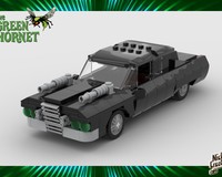 LEGO MOC-223089 Green Hornet's Chrysler Imperial sedan - Black