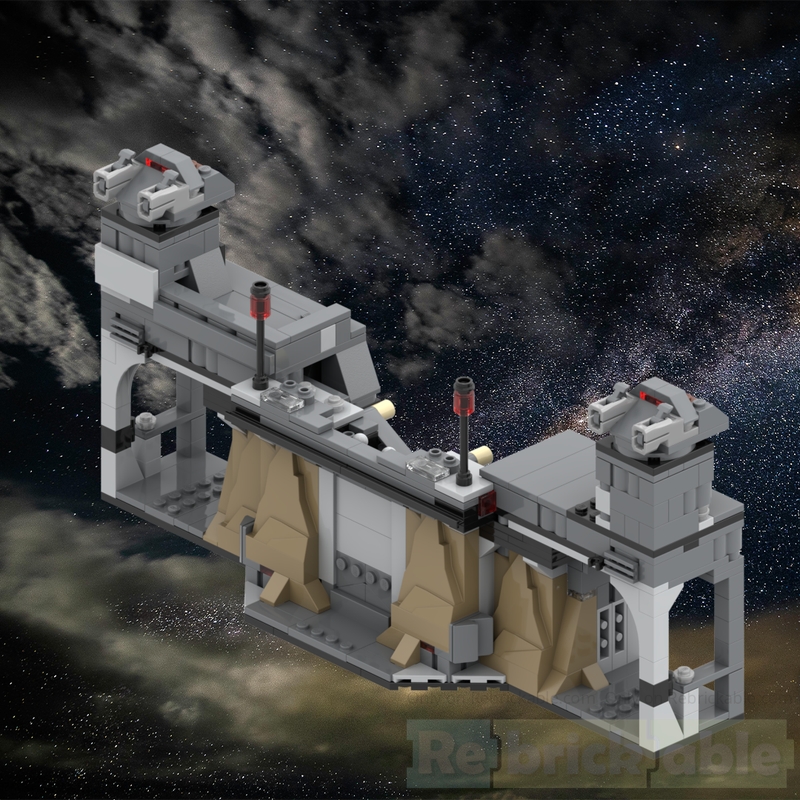LEGO MOC 2X 75386 Mandalorian battle gate by LucSoleBricks