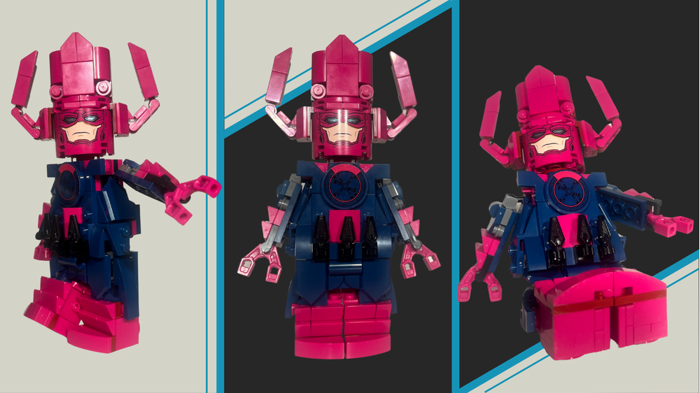 LEGO MOC Galactus BrickFig by MESsemble Rebrickable Build with
