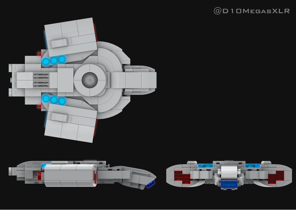 LEGO MOC-223124 Defiant Class XL by D10MegasXLR | Rebrickable - Build ...