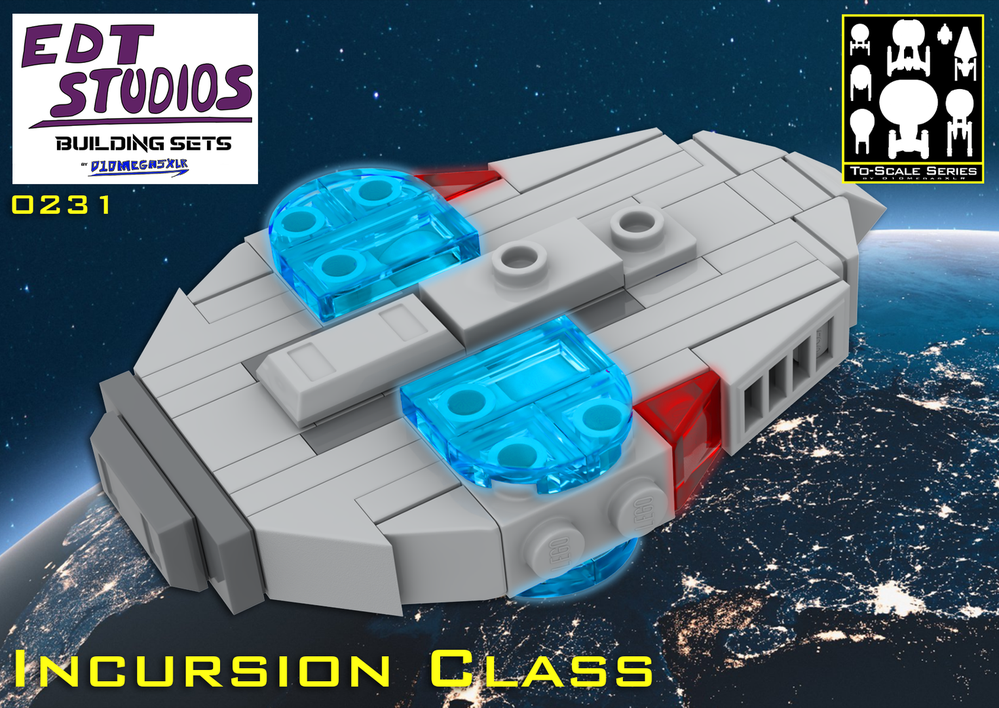 LEGO MOC-223125 Incursion Class by D10MegasXLR | Rebrickable - Build ...