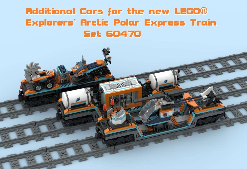 LEGO MOC Additional Cars for Arctic Polar Express #60470 by