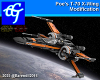 Poe's T-70 Starfighter Mod