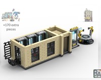 Ironman Satellite Armor Hall - Compatible with MOC 208116