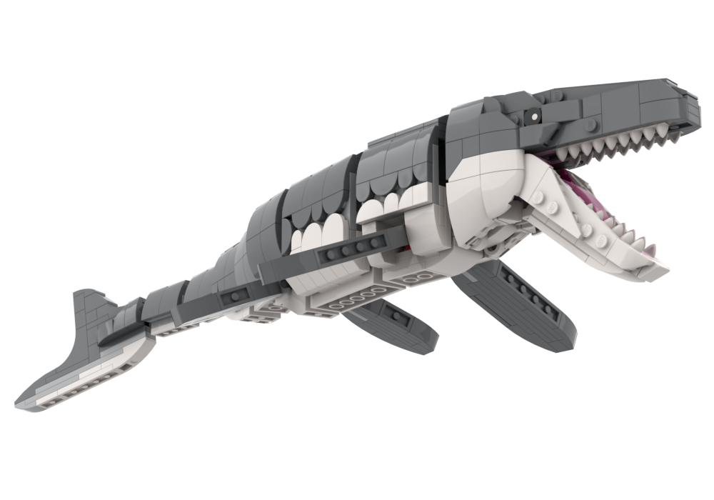 Realistic Mosasaurus (Mosasaurus hoffmanni)