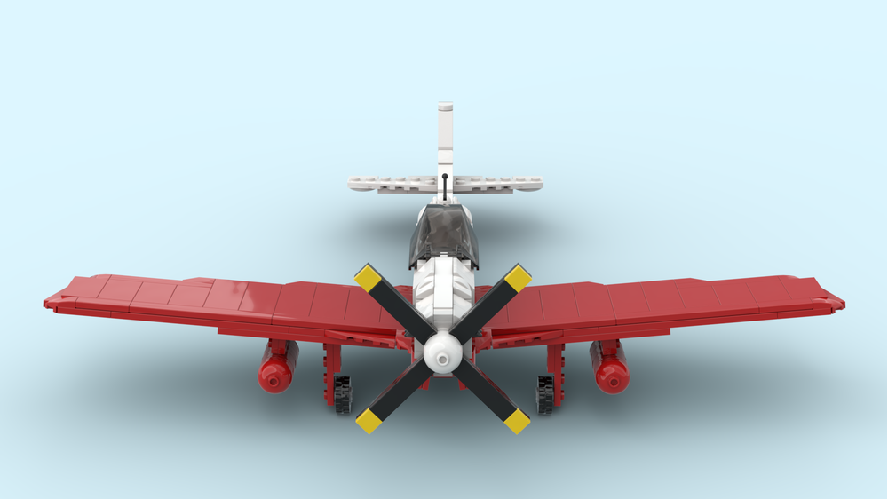 LEGO MOC Civilized P-51D Mustang by Skyhawk-1 | Rebrickable - Build ...