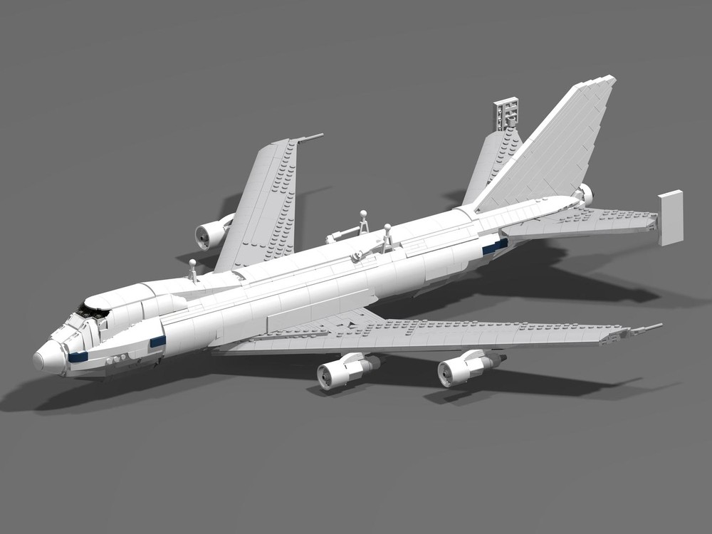 LEGO MOC-223425 Horizontal and vertical stabilizer mod for 10360 747 ...