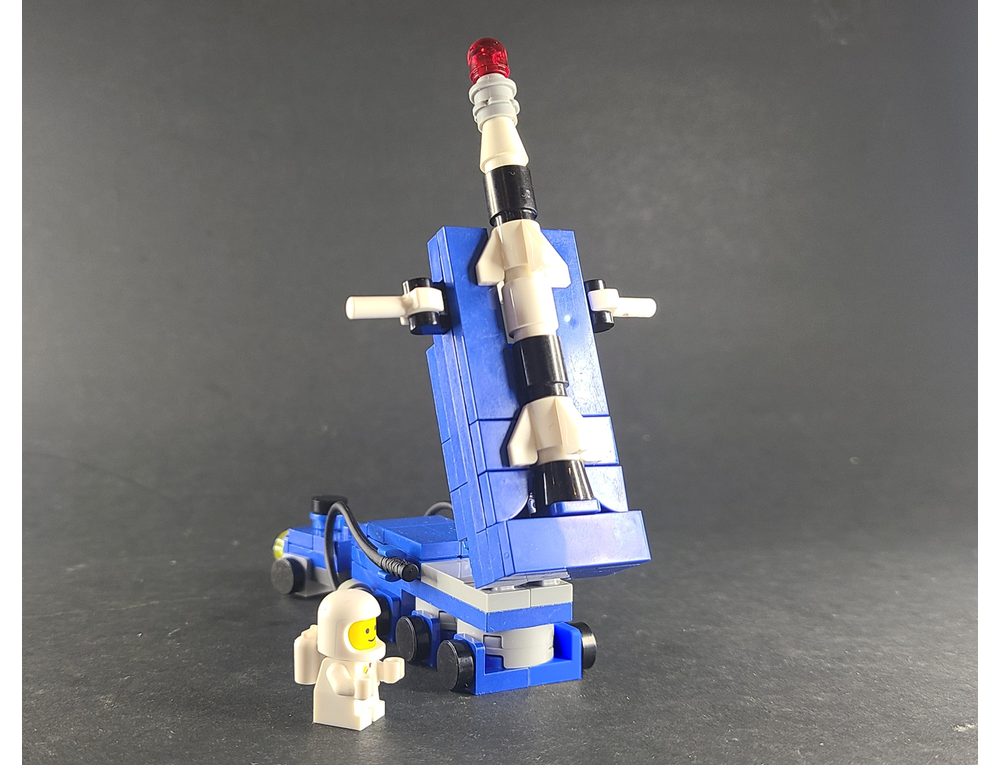 LEGO MOC-223455 Microscale 6881 Micro Lunar Rocket Launcher for Space ...