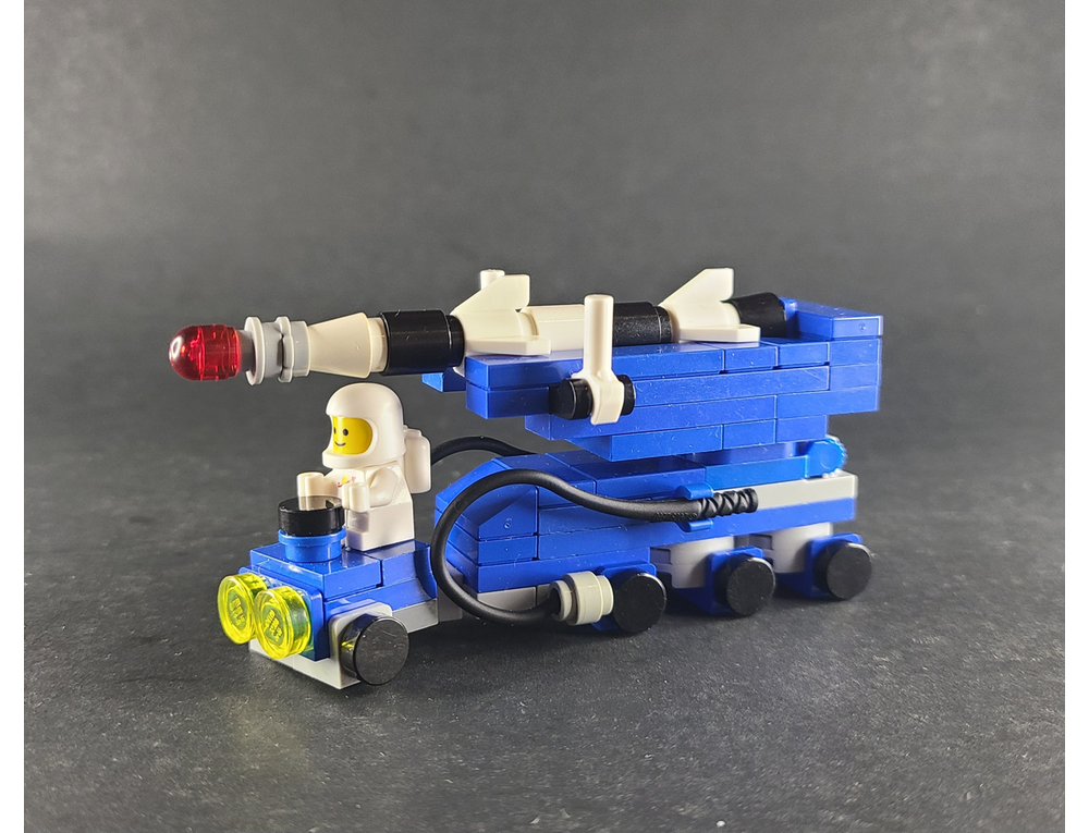 LEGO MOC-223455 Microscale 6881 Micro Lunar Rocket Launcher for Space ...