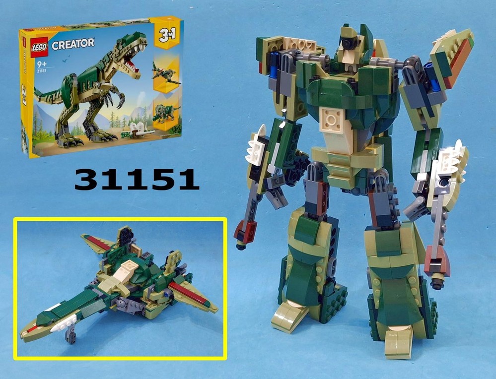 LEGO MOC Transformer Cybertronian Jet / Brainstorm using using