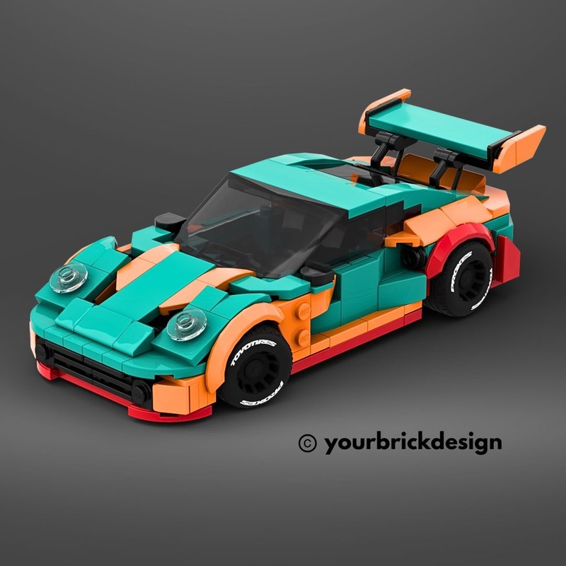 LEGO MOC Porsche 911 GT3 RS by yourbrickdesign | Rebrickable - Build ...
