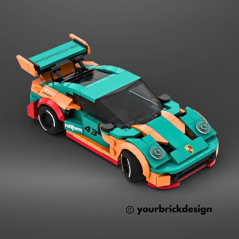 LEGO MOC Porsche 911 GT3 RS by yourbrickdesign | Rebrickable - Build ...
