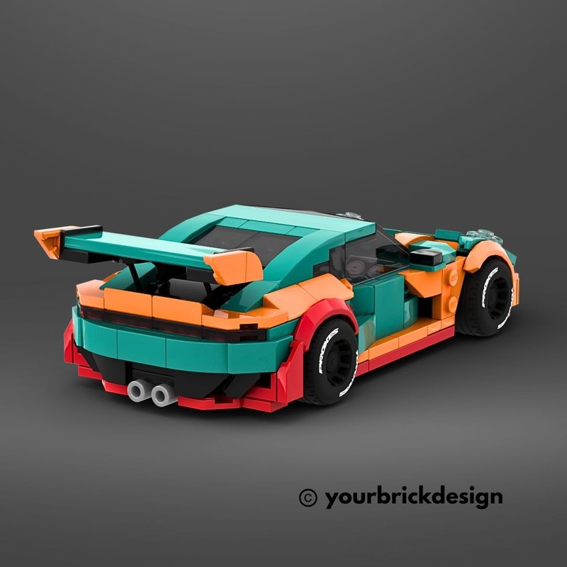 LEGO MOC Porsche 911 GT3 RS by yourbrickdesign | Rebrickable - Build ...