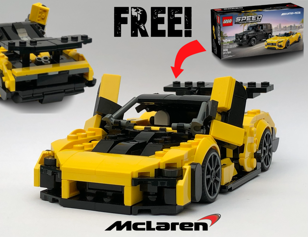LEGO MOC [FREE] 76924 McLaren Senna (Opening Butterfly Doors +
