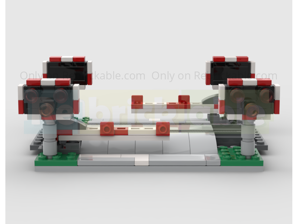 LEGO MOC-223674 UK Narrow Gauge Single Track Level Crossing by Andy Ps ...