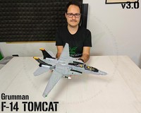 ZITIANYOUBUILD MOC-121573 - F-14 Tomcat Fighter - 2239 Pièces - Set Compatible LEGO