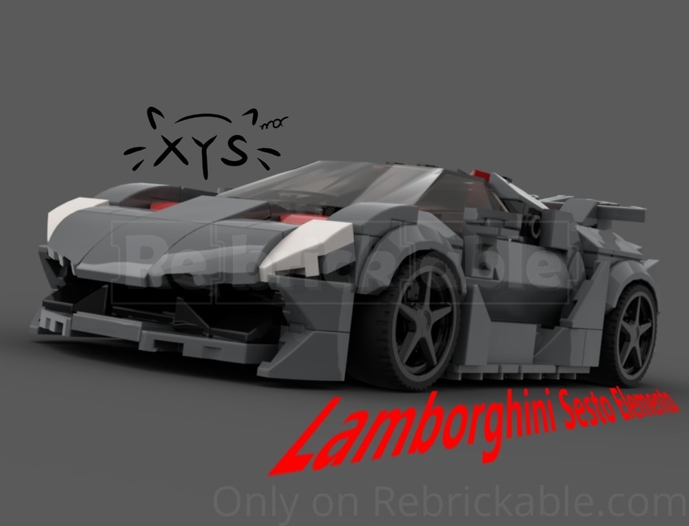 LEGO MOC-223842 Lamborghini Sesto Elemento by XYS_MOC