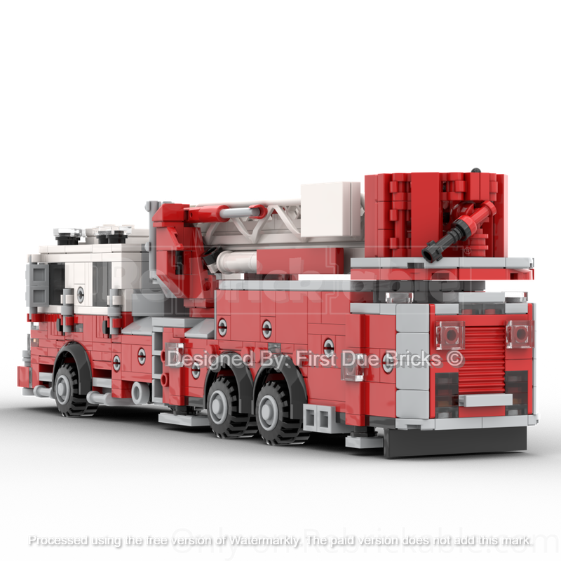 LEGO MOC-223998 American Modern Mid Mount Tower by First Due Bricks ...
