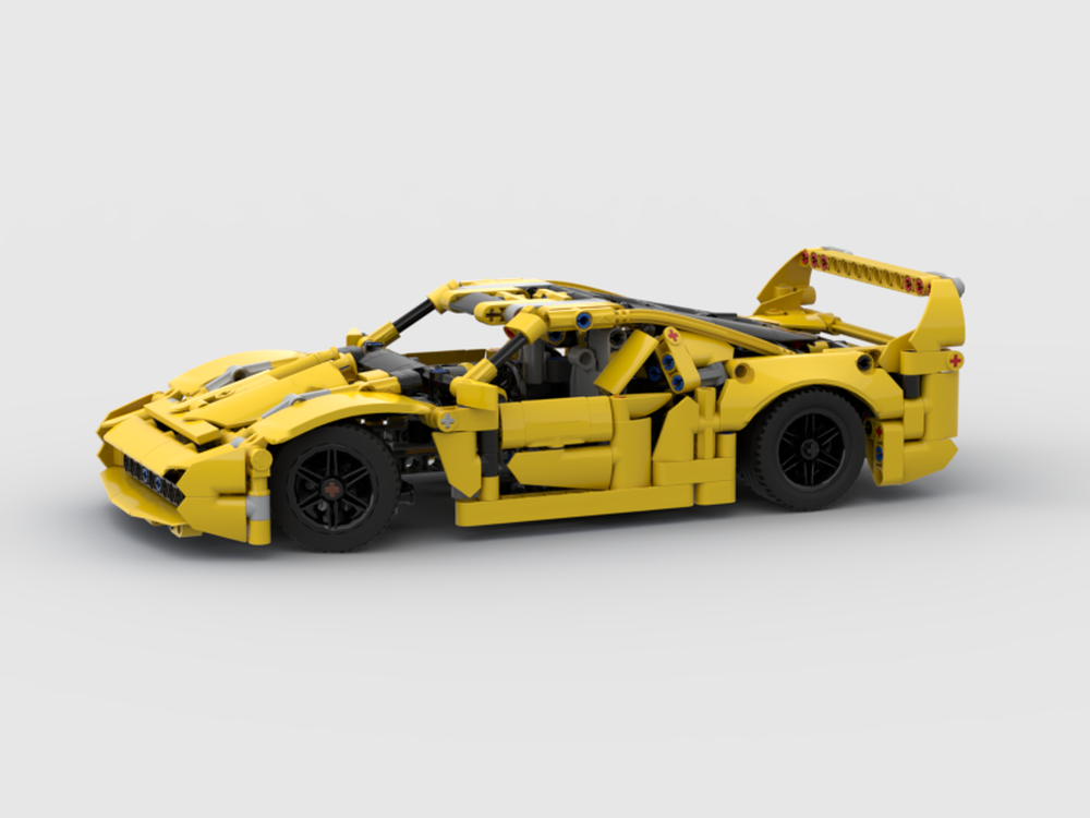 Alternate Build Ferrari F40 Lego Instructions LEGO MOC F 40 (42205